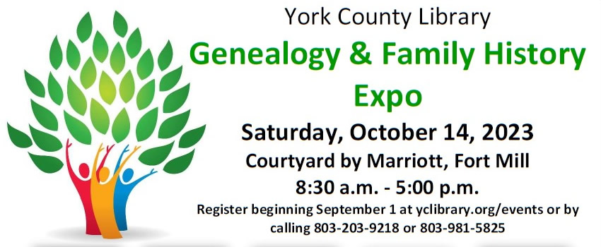 York County Library Genealogy & Family History Expo